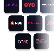 Company logos available on Precize: Zepto, OYO, NSE, boAt, and others.