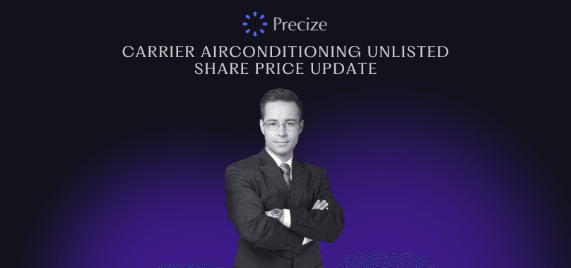 carrier aircon unlisted share price