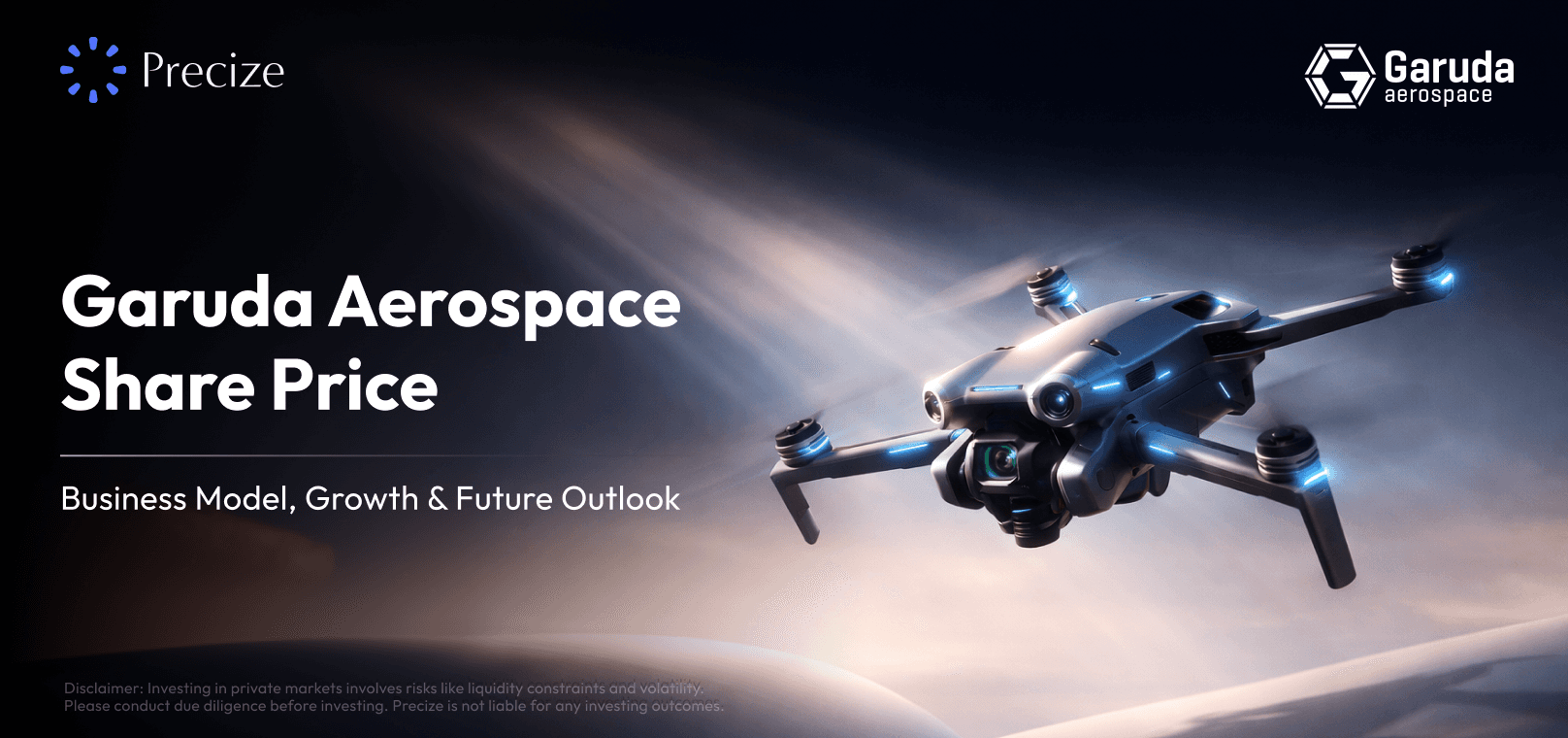 Garuda Aerospace drone company and share price overview