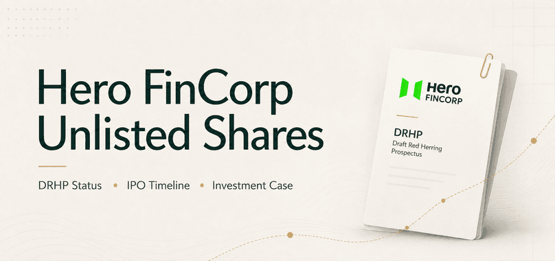 Hero FinCorp Unlisted Share Price 2026 - DRHP Status, IPO Timeline and Investment Case