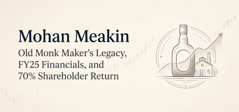 Mohan Meakin: Old Monk Maker's Legacy, FY25 Financials, and 70% Shareholder Return