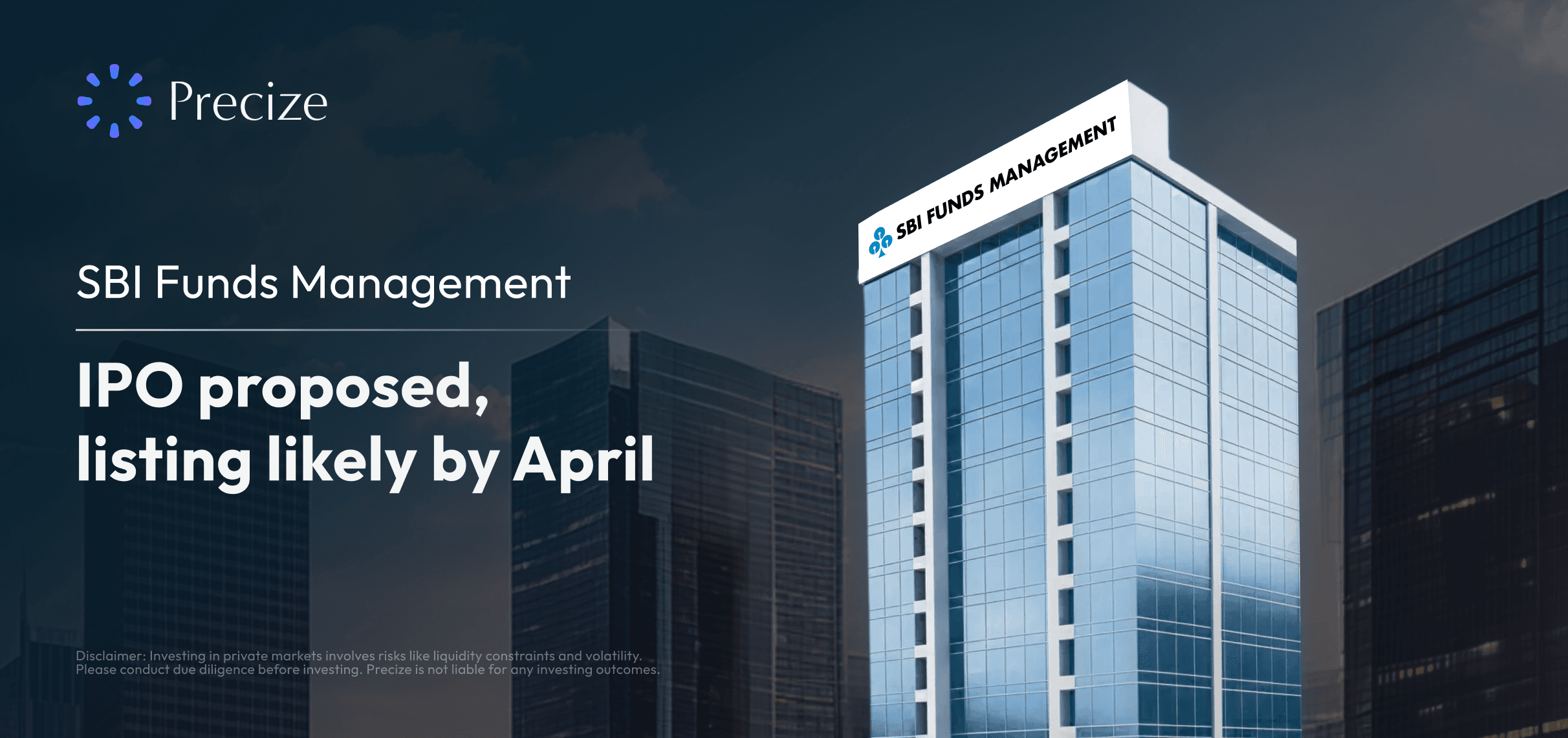SBI Fund Management’s Proposed IPO - Listing By April