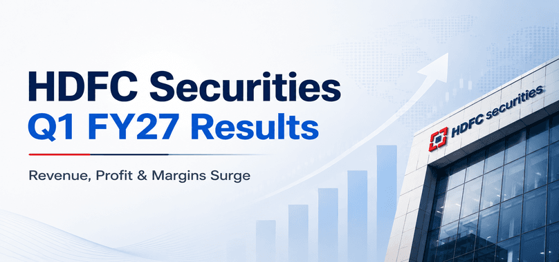 HDFC Securities Q1 FY27 Results - Strong Growth Across Revenue, Profit & Margins 