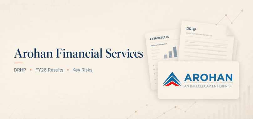 Arohan Financial Service IPO - DRHP, FY26 Results and Key Risks for Investors