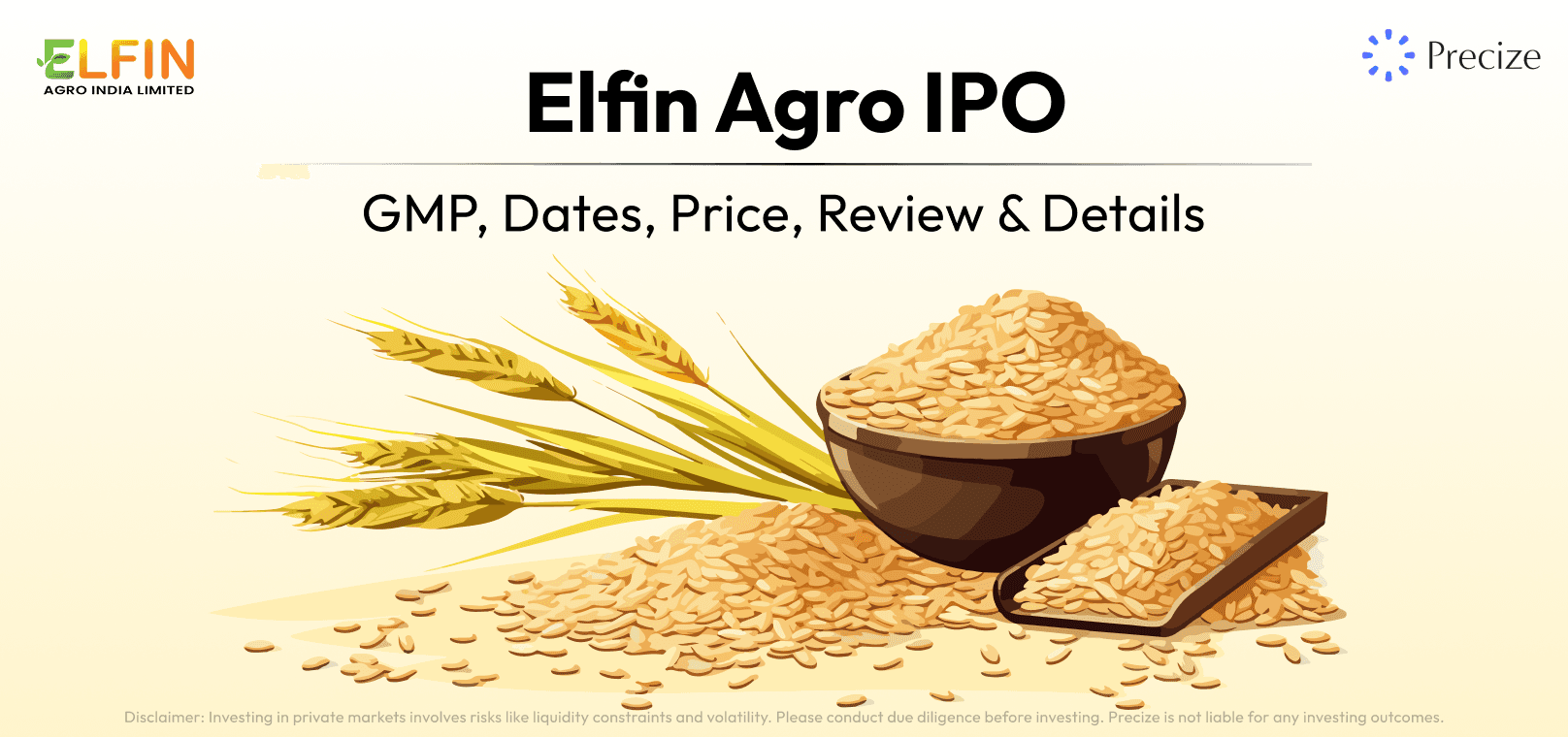 Elfin Agro IPO GMP, Dates, Price, and Review, Details