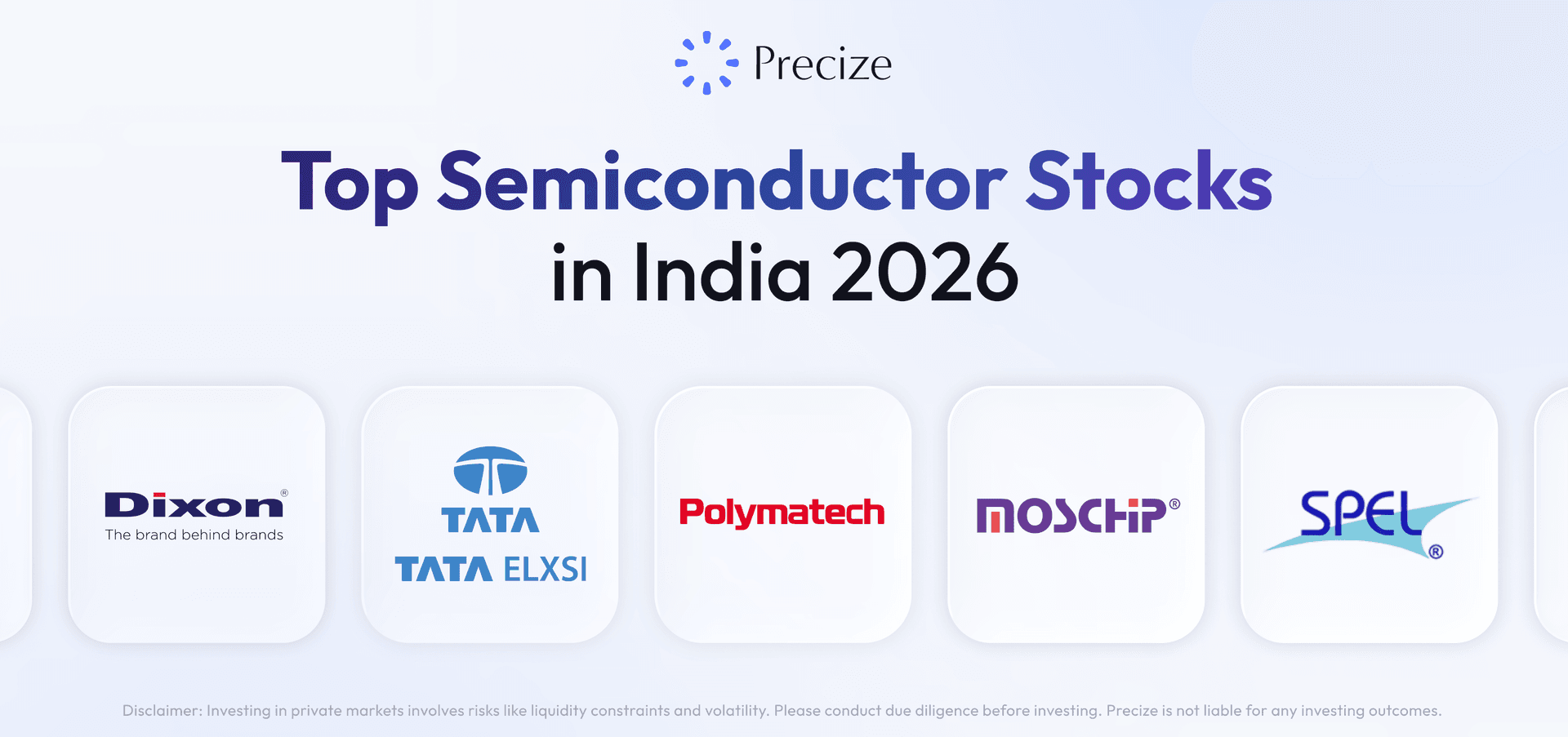 Top semiconductor stocks in India, including Polymatech