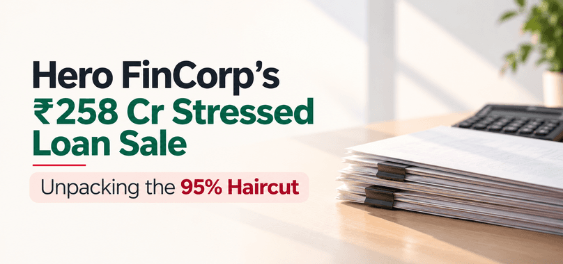 Hero FinCorp Puts ₹258 Crore Stressed Unsecured Loan Pool on the Block: What It Means for the NBFC